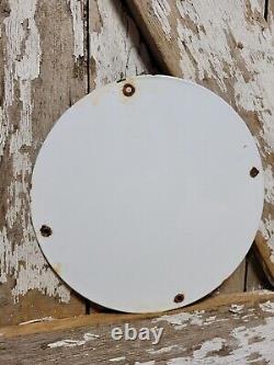 Vintage Mason Dixon Porcelain Sign 1954 Diesel Fuel Gas Station Motor Oil Garage