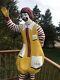 Vintage Mcdonald 1960's/1970's Ronald Mcdonald Playground Statue 6 1/2 Ft, Tall