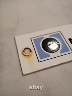 Vintage McGRAW-EDISON COMPANY Porcelain Sign 10x 2 1/2 / 0124