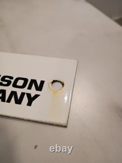 Vintage McGRAW-EDISON COMPANY Porcelain Sign 10x 2 1/2 / 0124