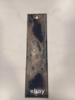 Vintage McGRAW-EDISON COMPANY Porcelain Sign 10x 2 1/2 / 0124