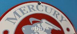 Vintage Mercury Automobiles Porcelain Gasoline Automobile Service Dealer Sign