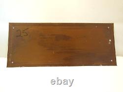 Vintage Metal Sign Advertising It's Cool Inside With Penguins 6 X 14