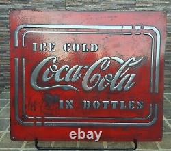 Vintage Metal Sign Coca Cola