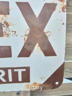 Vintage Mex Motor Spirit Porcelain Sign 11×9.5
