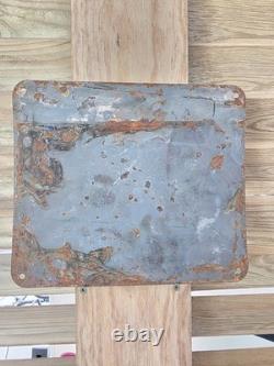 Vintage Mex Motor Spirit Porcelain Sign 11×9.5