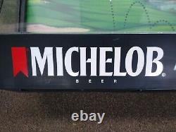 Vintage Michelob Beer Light Motion Hole In One Golf Sign