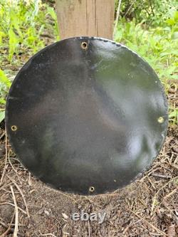 Vintage Mobilgas Ethyl Porcelain Sign Dealership Gas Station Mobil Motor Oil 12