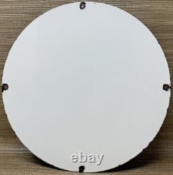 Vintage Mohawk Gasoline Porcelain Sign Gas Station Pump Plate Motor Oil Service