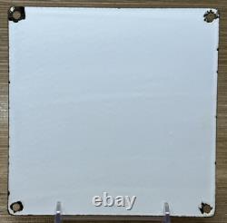 Vintage Mohawk Liquid Latex Aid To Disease Prevention Porcelain Sign Oil Gas