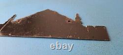 Vintage Mount Hood Auto Tire Porcelain Gas Station Auto Pump Plate Sign