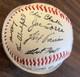 Vintage Multi Signed Baseball Joe Torre Mickey Rivers Chambliss Yankees Alumni
