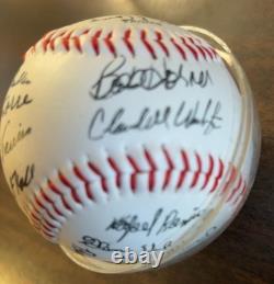 Vintage Multi Signed Baseball Joe Torre Mickey Rivers Chambliss Yankees Alumni