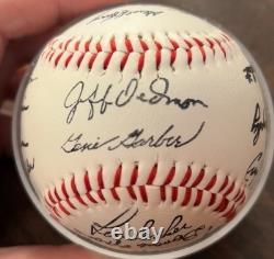 Vintage Multi Signed Baseball Joe Torre Mickey Rivers Chambliss Yankees Alumni