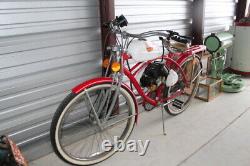 Vintage Murray Classic Coca Coca Gas Motor Bike Bicycle Motorcycle Soda Pop Sign