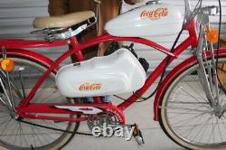 Vintage Murray Classic Coca Coca Gas Motor Bike Bicycle Motorcycle Soda Pop Sign