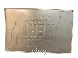 Vintage NEHI Soda / RC Cola Embossed Metal Sign 1993 Reprint mancave garage