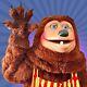 Vintage Nos Billy Bon Showbiz Pizza Walk Around Suit Sign Statue Furry