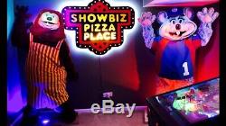 Vintage NOS Billy Bon Showbiz Pizza Walk Around Suit Sign Statue Furry