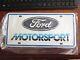 Vintage Nos! Ford Motorsport Plate 1986 Scioto Signs Shelby Cobra Mustang