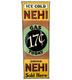Vintage Nehi Soda Porcelain Sign Sales Service Gas Oil Coca Pop Eye Olive Oyl