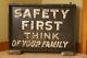 Vintage Neon Sign Rath Packing Co. Waterloo Ia Safety First Think Of Your Family