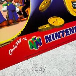 Vintage Nintendo N64 Mario Party Funcoland Retro Video Game Sign Dumpster Pull