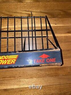 Vintage Nintendo Power Magazine Store Display Rack Sign M25C M Series NES SNES