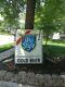 Vintage Old Style Beer Lighted Outdoor Very Large Sign Hanging Fluorescent Lite