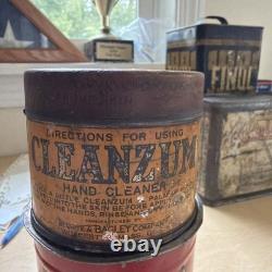 Vintage Oilzum Metal Clenzum Oil Can Tin