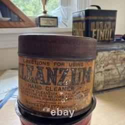 Vintage Oilzum Metal Clenzum Oil Can Tin