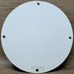 Vintage Oilzum Motor Oil Porcelain Sign Metal White & Bagley USA Gas Station