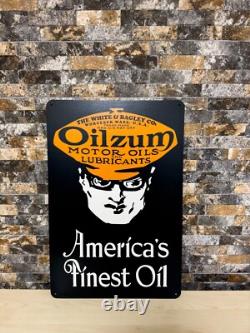Vintage Oilzum Motor Oil Sign America's Finest Oil XXL 24x16(60x40 cm)