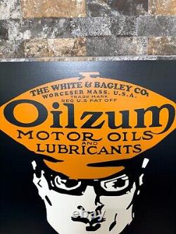 Vintage Oilzum Motor Oil Sign America's Finest Oil XXL 24x16(60x40 cm)