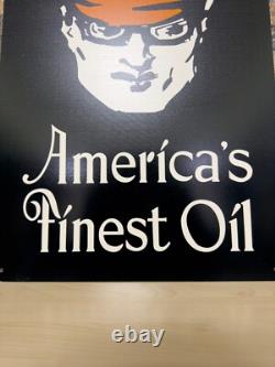 Vintage Oilzum Motor Oil Sign America's Finest Oil XXL 24x16(60x40 cm)
