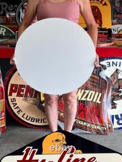 Vintage Old Style Sign Ham and Bacon NOT Porcelain Made in USA 24x24