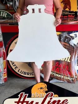 Vintage Old Style Sign Pennzoil Bell Oil NOT Porcelain Made in USA 30x30