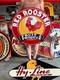 Vintage Old Style Sign Red Rooster Produce Not Porcelain Made In Usa 30x30