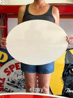 Vintage Old Style Sign Watson Shoes Bulldog NOT Porcelain Made in USA