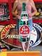 Vintage Old Style Steel Sign Sundrop Soda Bottle Not Porcelain Made Usa 36x10