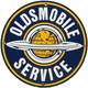 Vintage Oldsmobile Porcelain Sign General Motors Dealership Gas Oil Ford Mopar