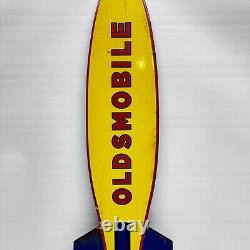 Vintage Oldsmobile Rocket Gasoline Motor Oil Service Station Retro Sign