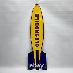 Vintage Oldsmobile Rocket Gasoline Motor Oil Service Station Retro Sign