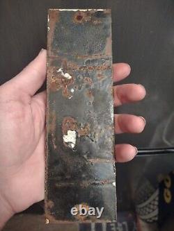 Vintage Orange Crush Porcelain Metal Sign Soda Cola Beverage Drink