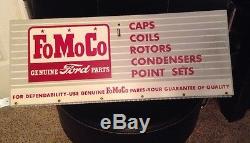 Vintage Orig. FoMoCo Ford Motor Company (metal) parts box, Sign