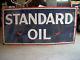 Vintage Original 1940's Standard Oil Company Porcelain Sign