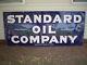 Vintage Original 1940's Standard Oil Company Porcelain Sign
