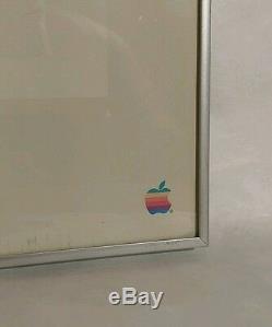 Vintage Original Apple Macintosh Picasso Framed Poster