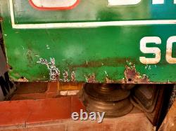 Vintage Original Porcelain Enamel Sign Samsons Drasses Dealer Sign Rare 1940