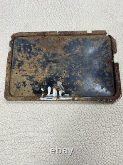 Vintage Original WALTON Metal Porcelain Advertising Sign 14 x 9 RARE